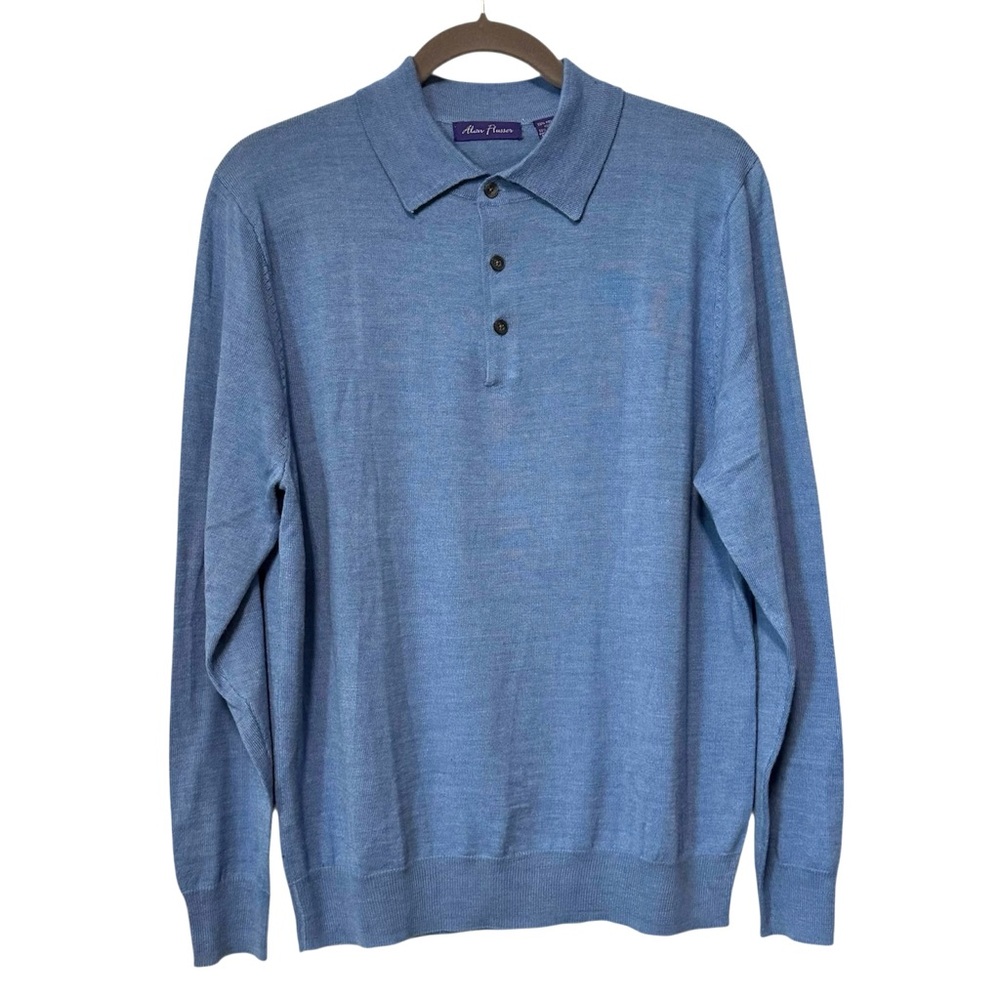 Alan Flusser merino wool blend sweater